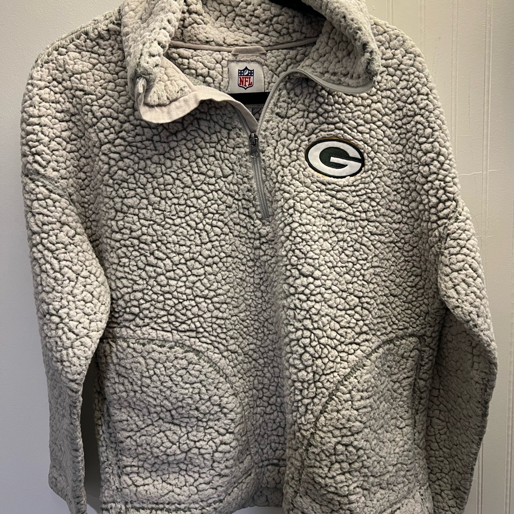 NFL Packers quarter zip pullover | Medium
